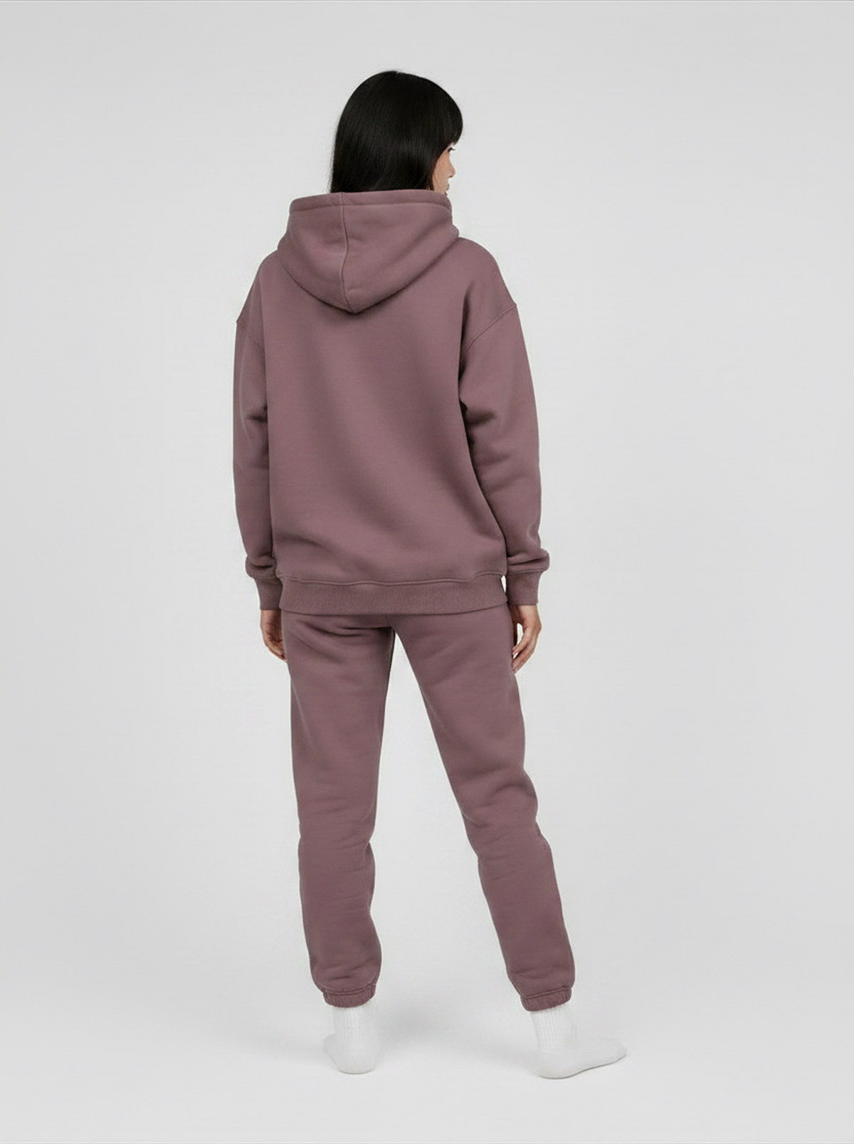 Women's Cotton Fleece Set - Shadow Purple