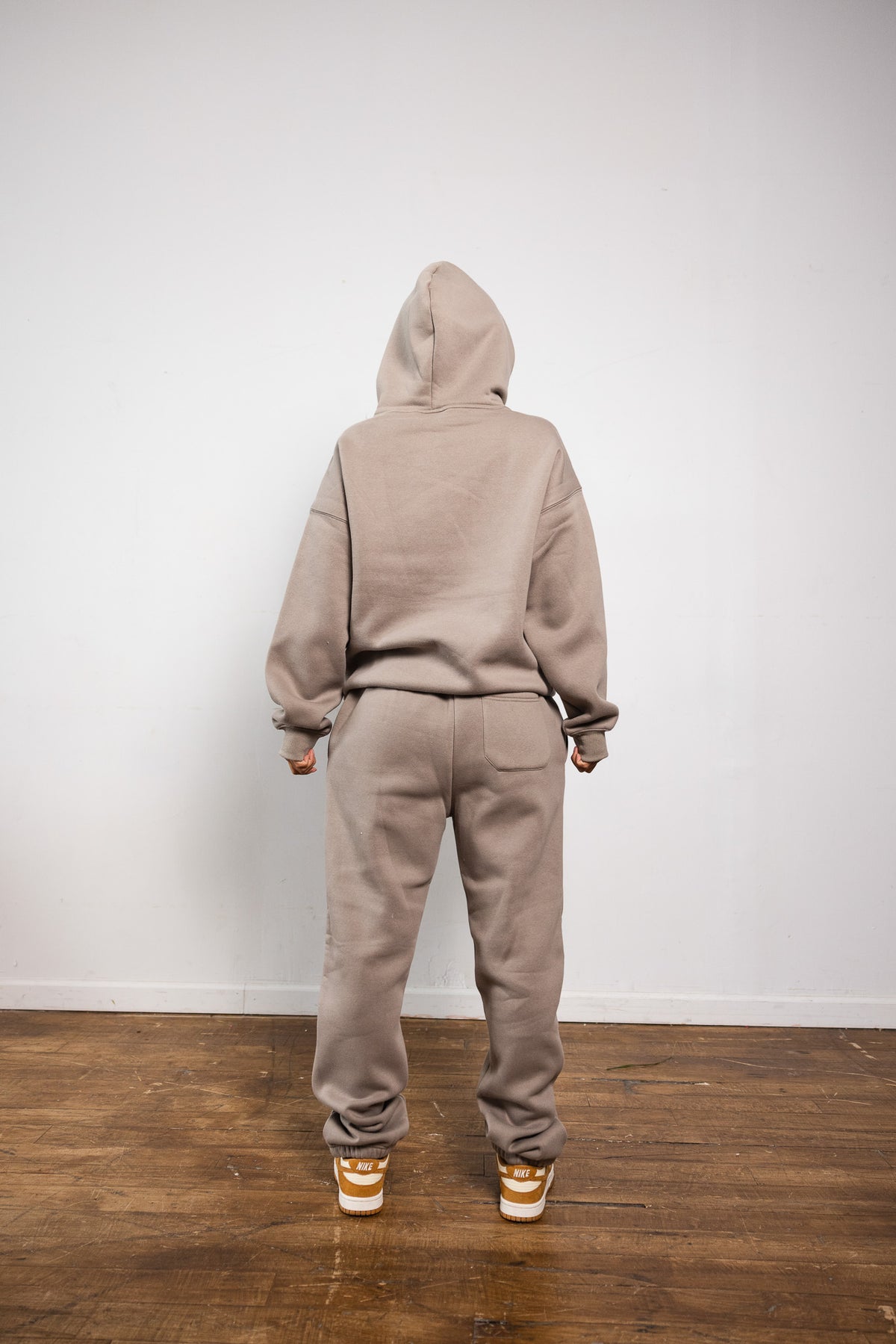 Women's Cotton Fleece Set - Khaki