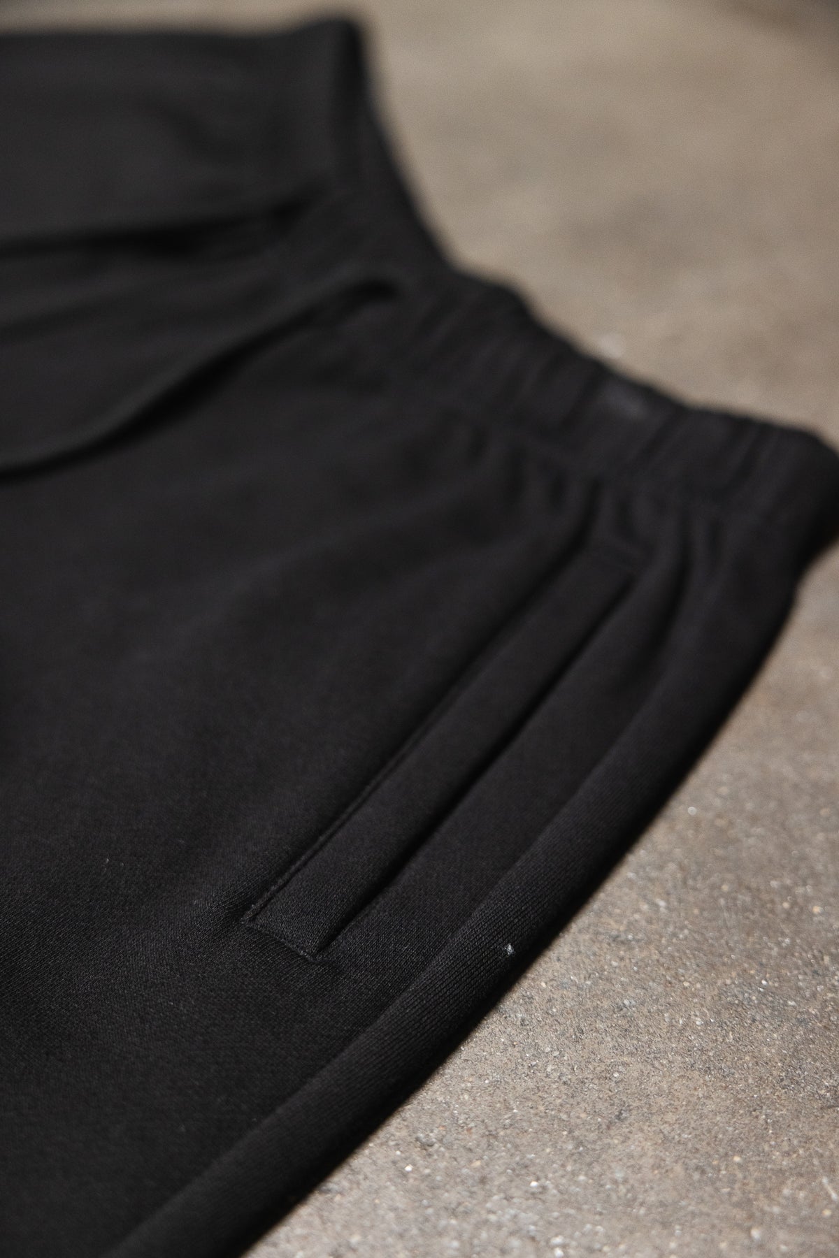 Canvas Terry Shorts - Black