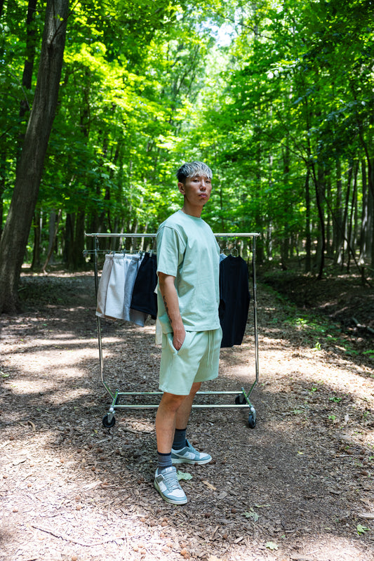 Canvas T Shirt - Dusty Mint