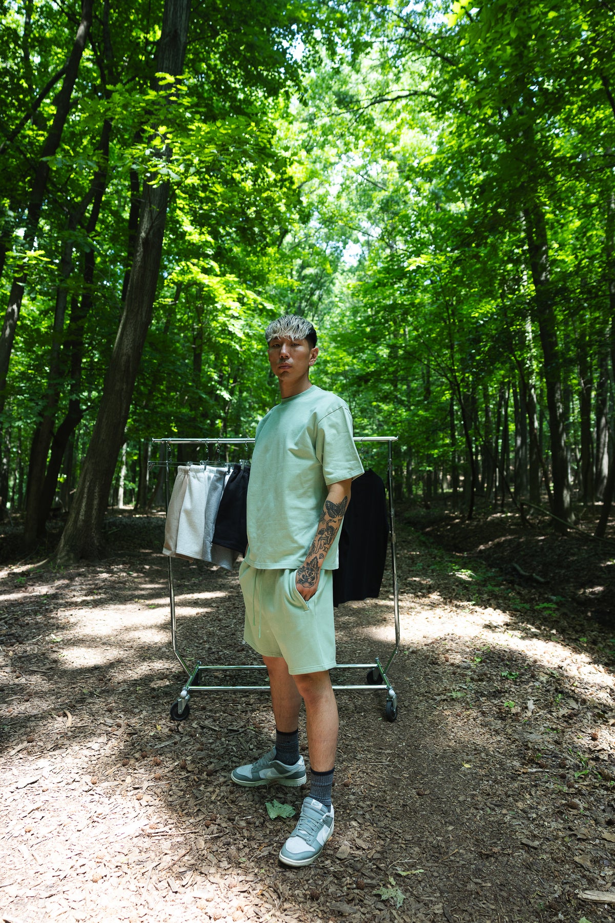 Canvas T Shirt - Dusty Mint