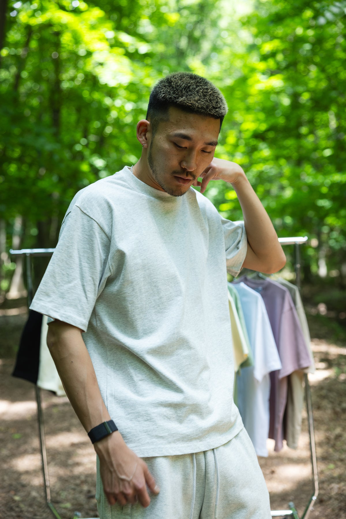 Canvas T Shirt - Light Oatmeal