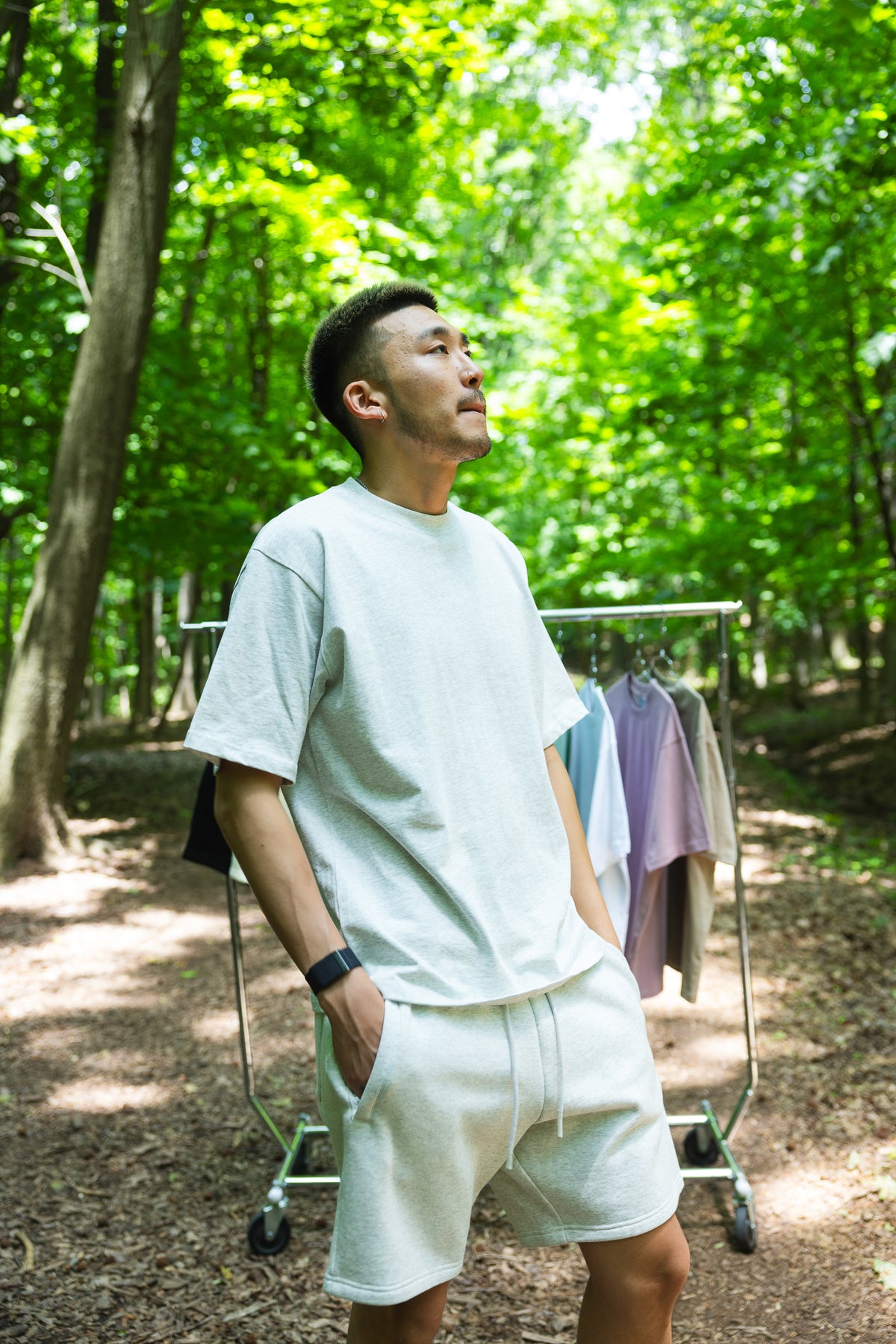 Canvas T Shirt - Light Oatmeal