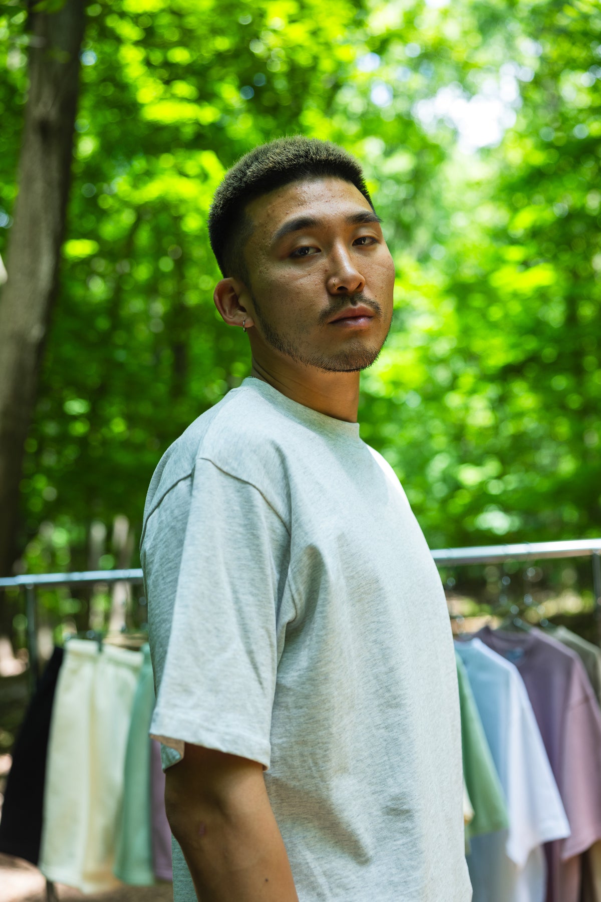 Canvas T Shirt - Light Oatmeal