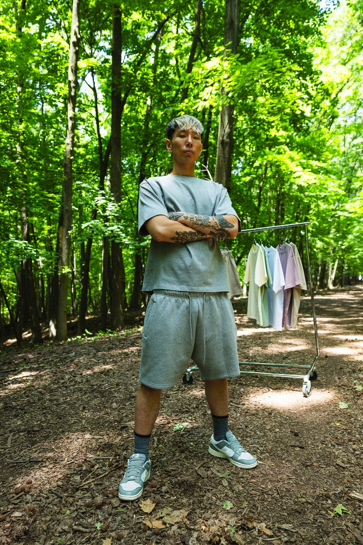 Canvas T Shirt - Heather Grey