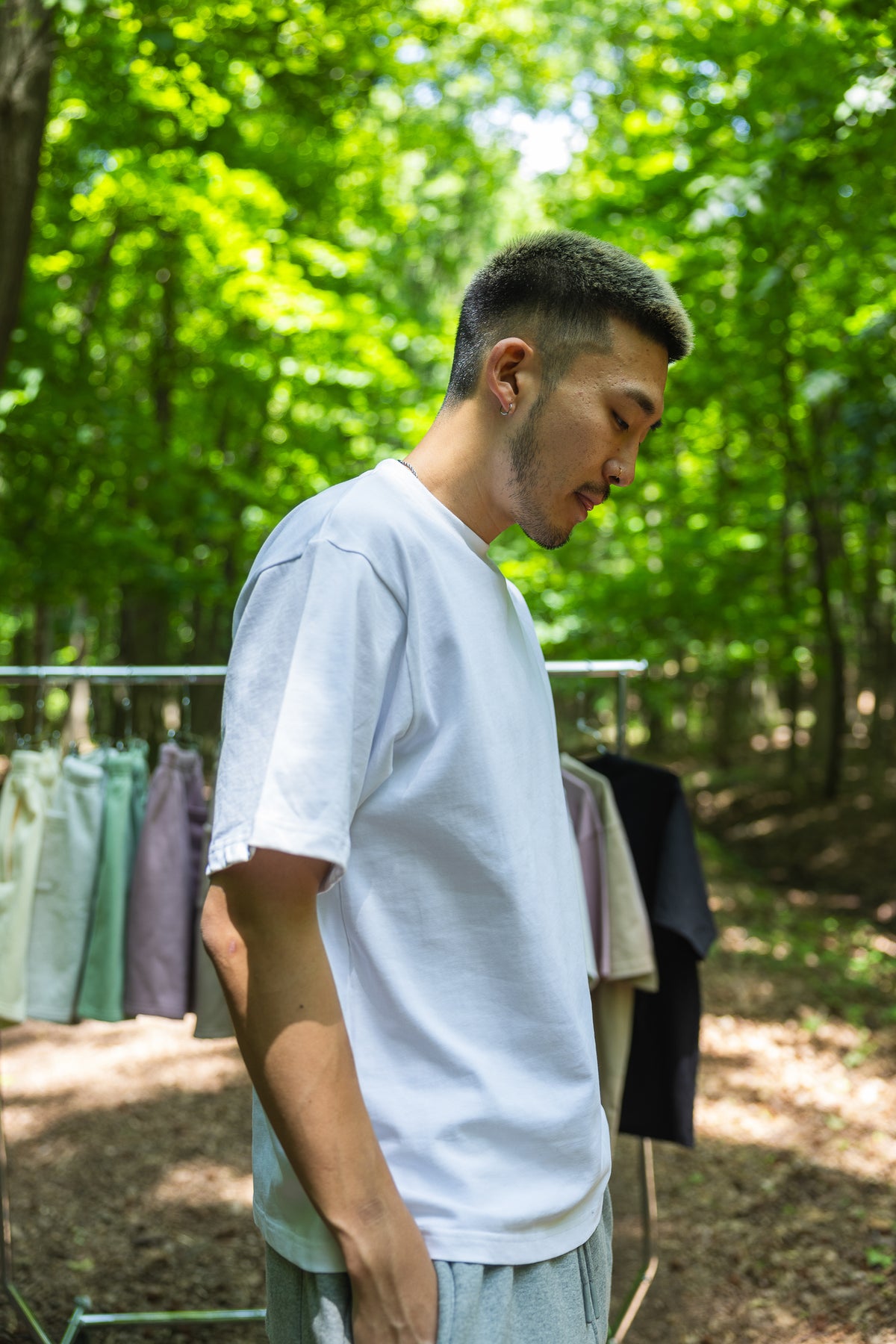 Canvas T Shirt - White