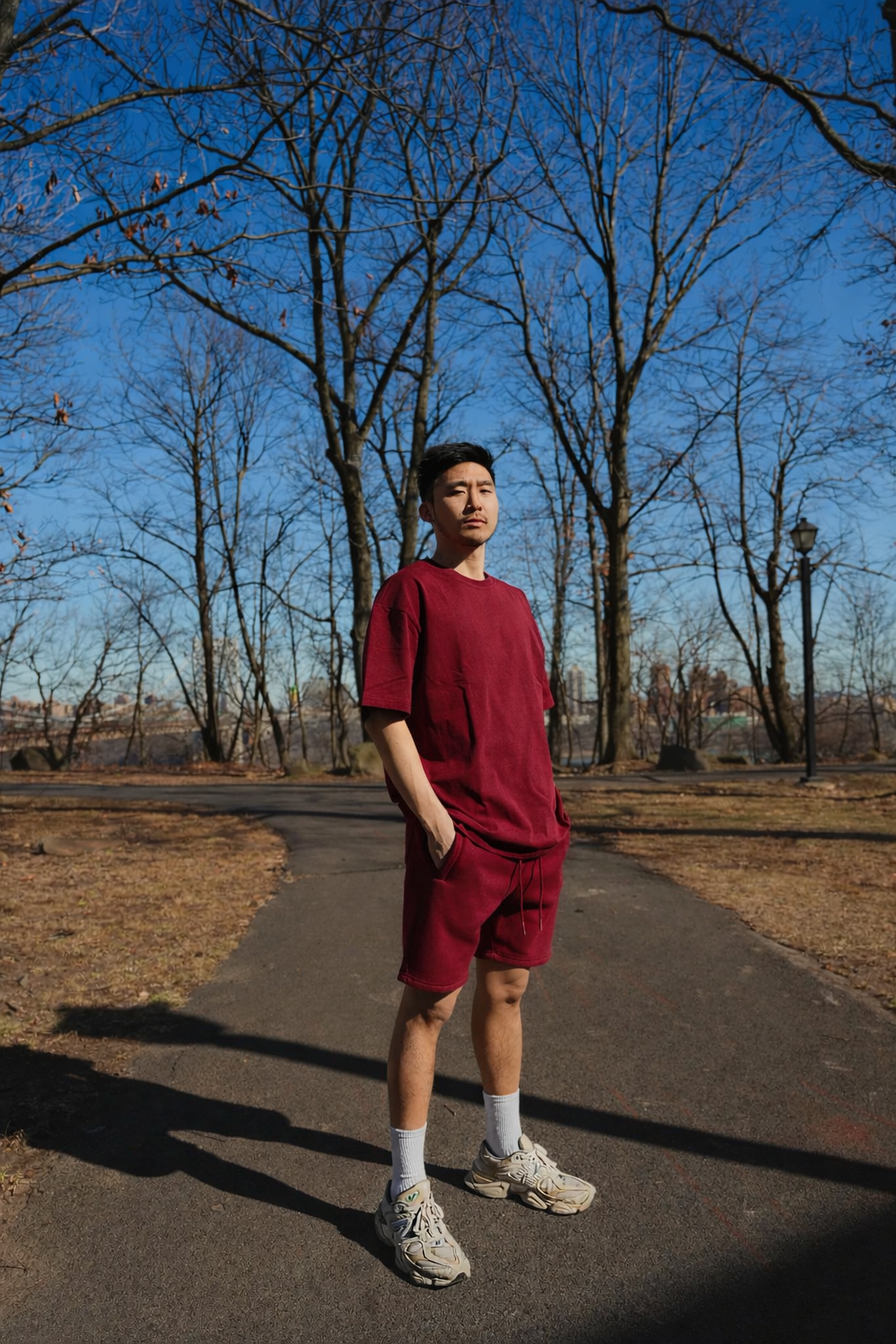 Canvas T Shirt - Brick Red