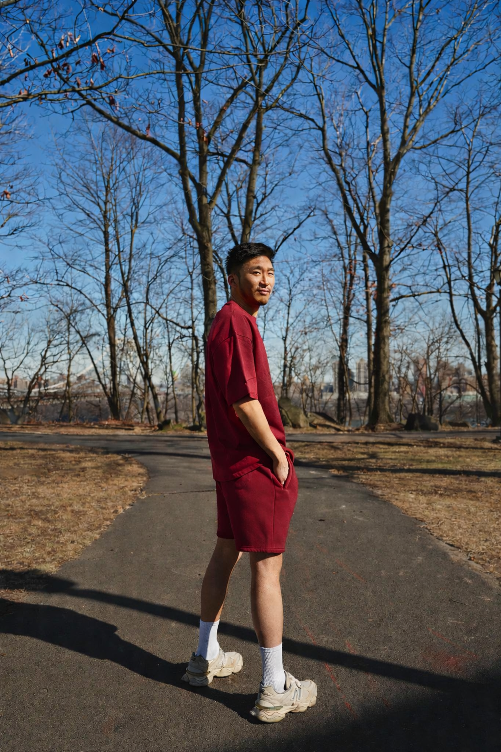 Canvas T Shirt - Brick Red