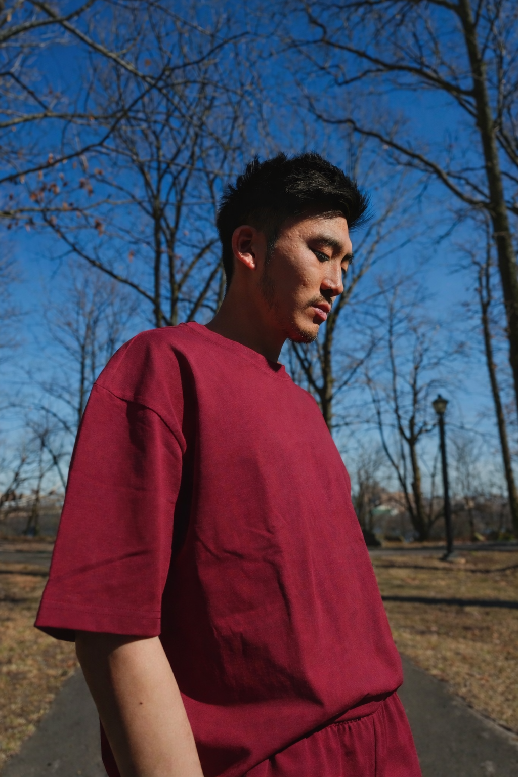 Canvas T Shirt - Brick Red