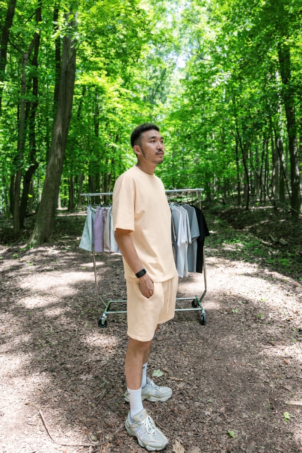 Canvas T Shirt - Butter Milk