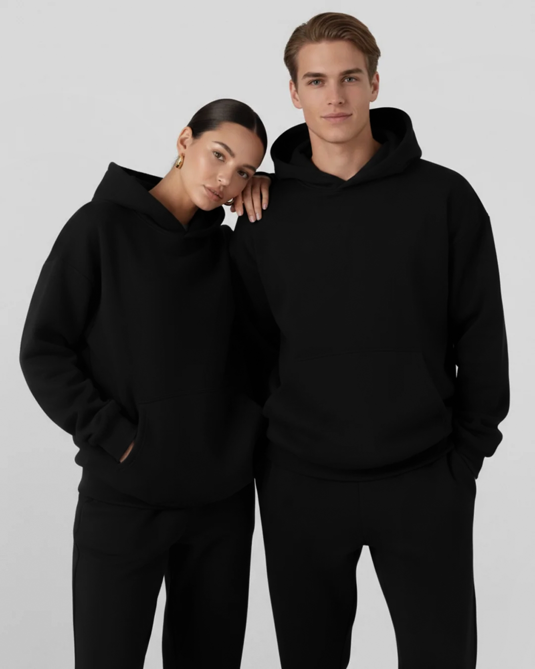 French Terry Set - Black