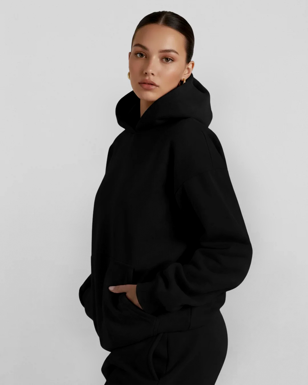 French Terry Set - Black