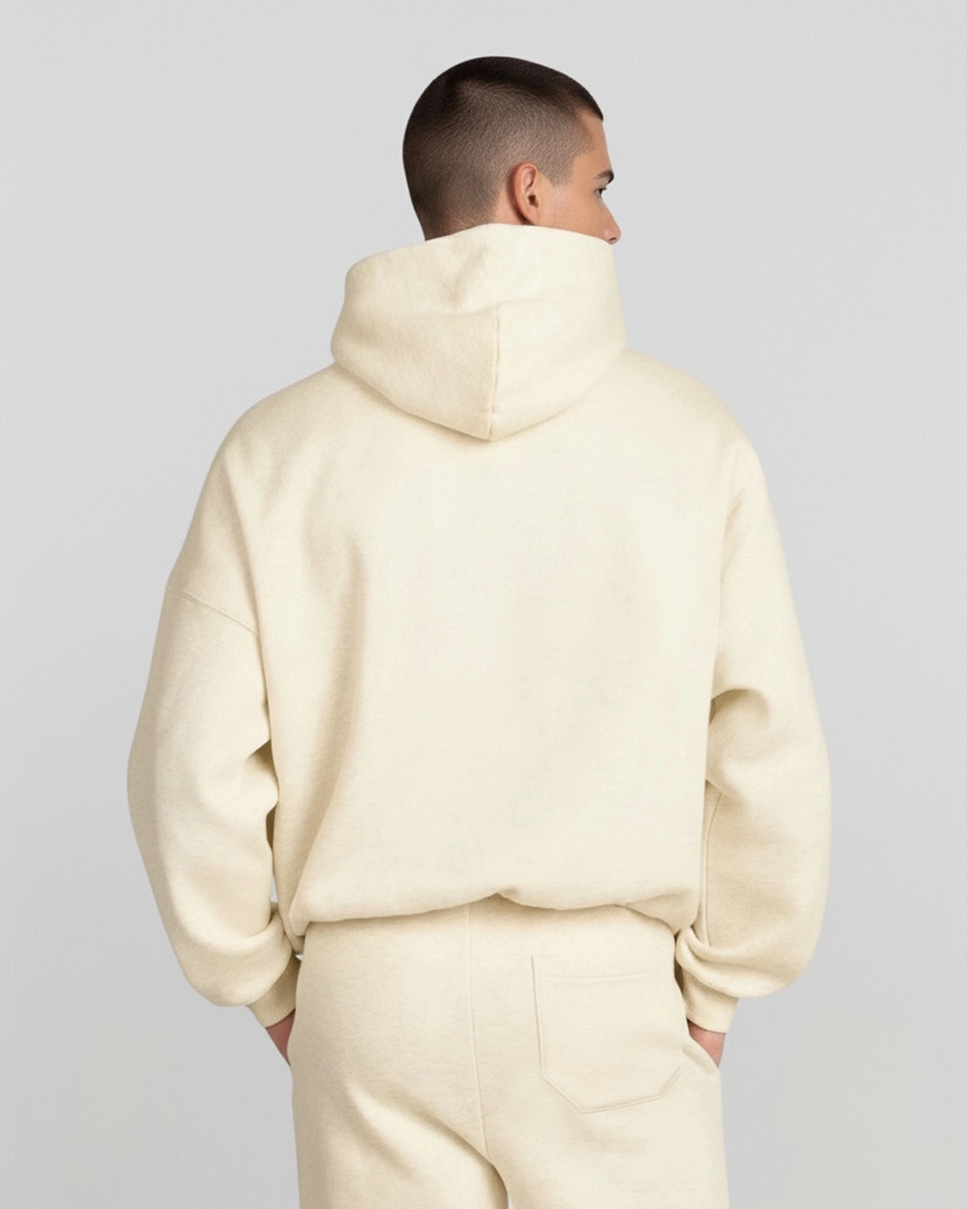 French Terry Hoodie - Buttermilk