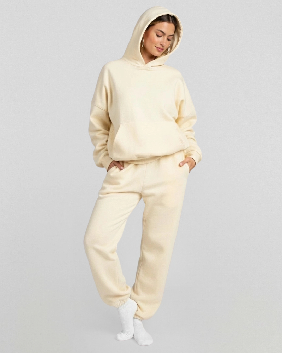 French Terry Hoodie - Buttermilk