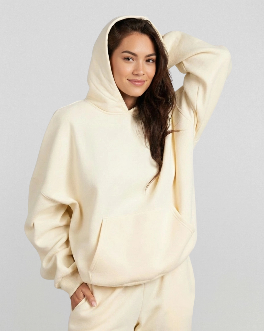 French Terry Hoodie - Buttermilk