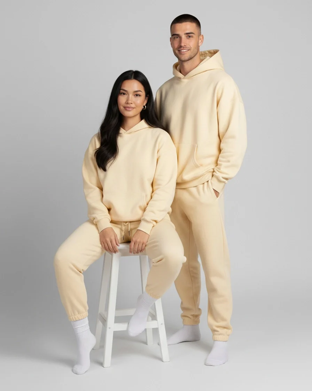 French Terry Set - Buttermilk
