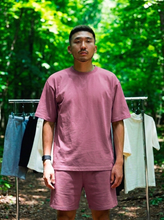 Canvas T Shirt - Crimson Red
