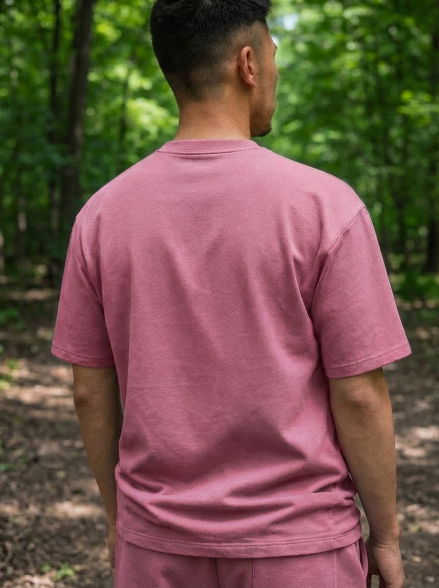 Canvas T Shirt - Crimson Red
