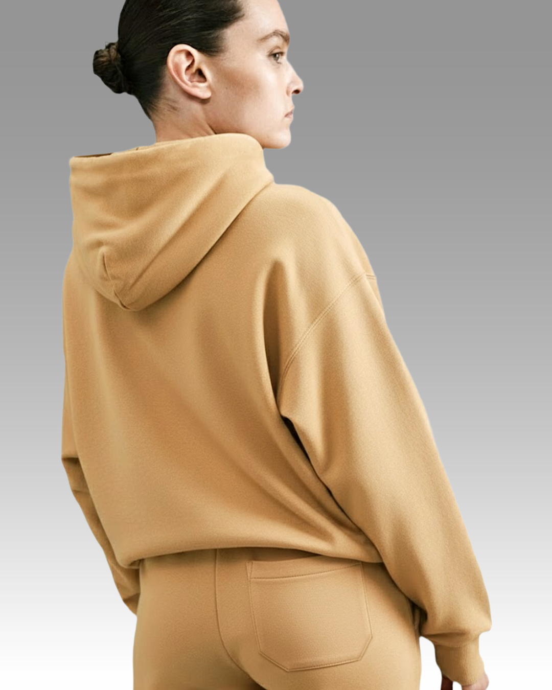 French Terry Hoodie - Camel