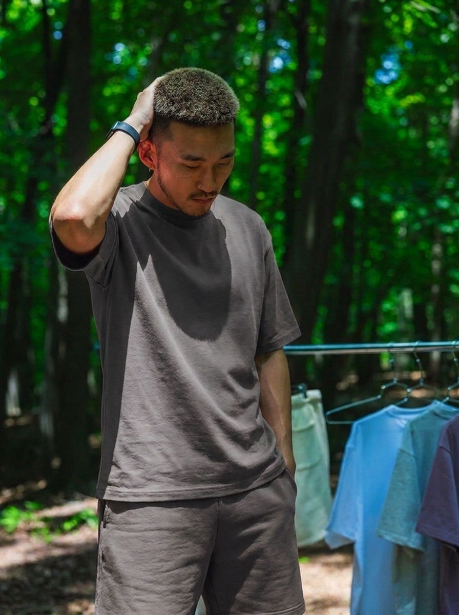 Canvas T Shirt - Dark Grey