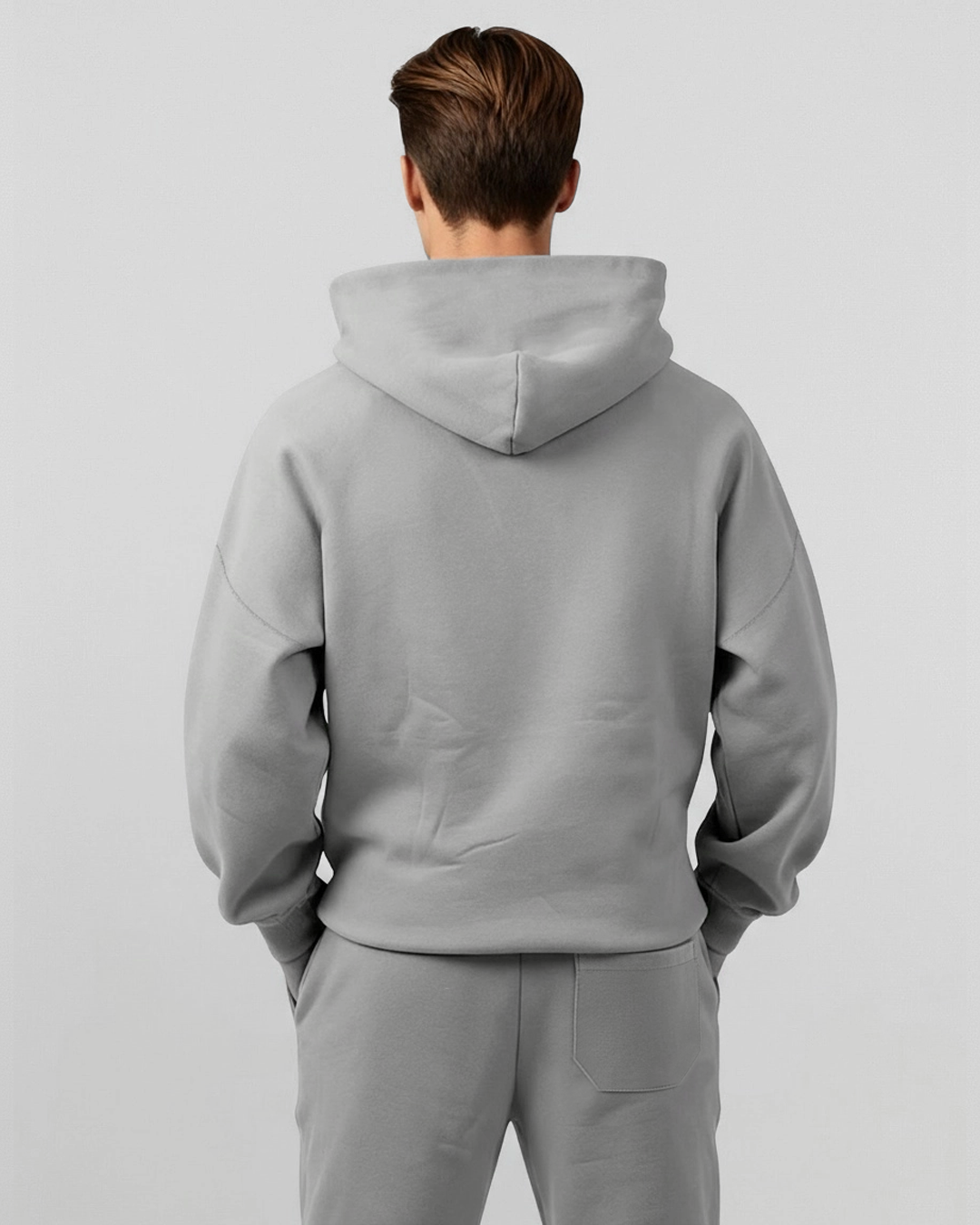 French Terry Hoodie - Dark Grey