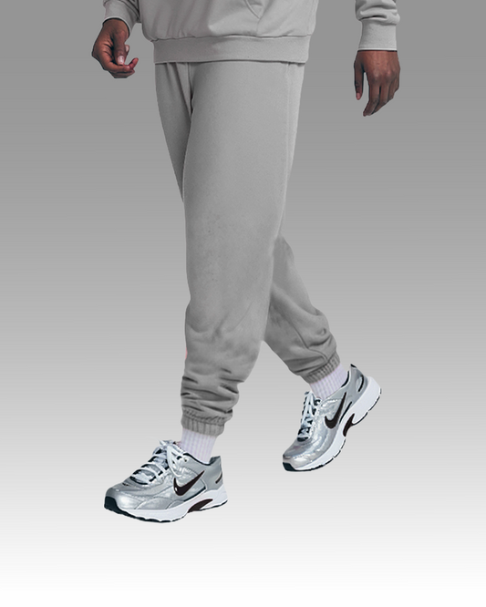 MEN'S Cotton Fleece Joggers - Dark Grey