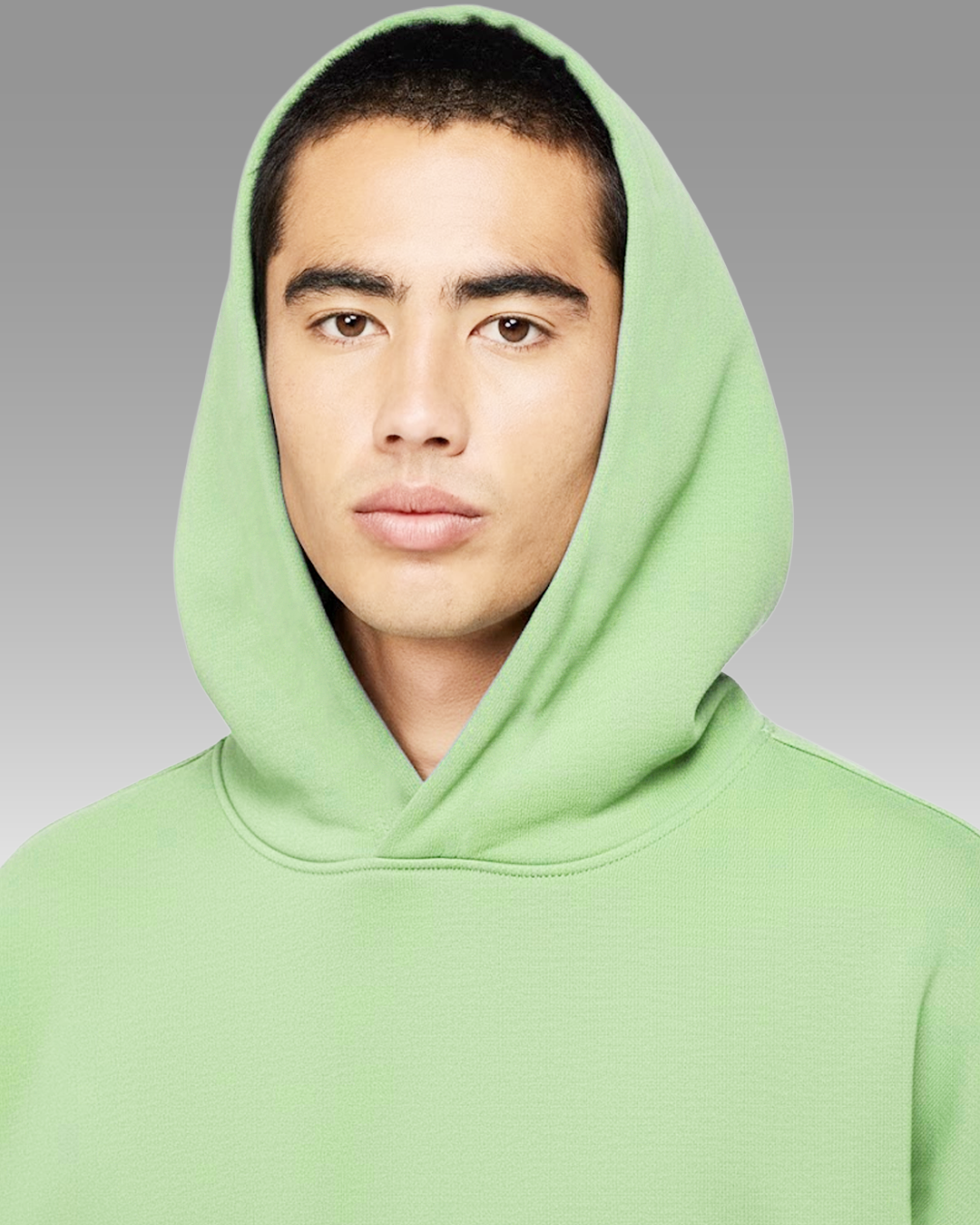 French Terry Hoodie - Dusty Mint
