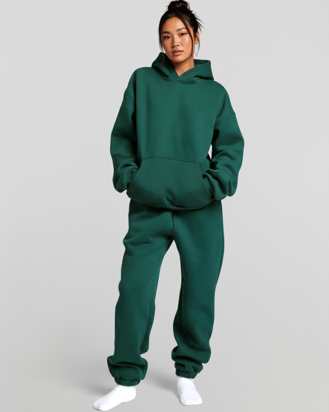 French Terry Set - Hunter Green