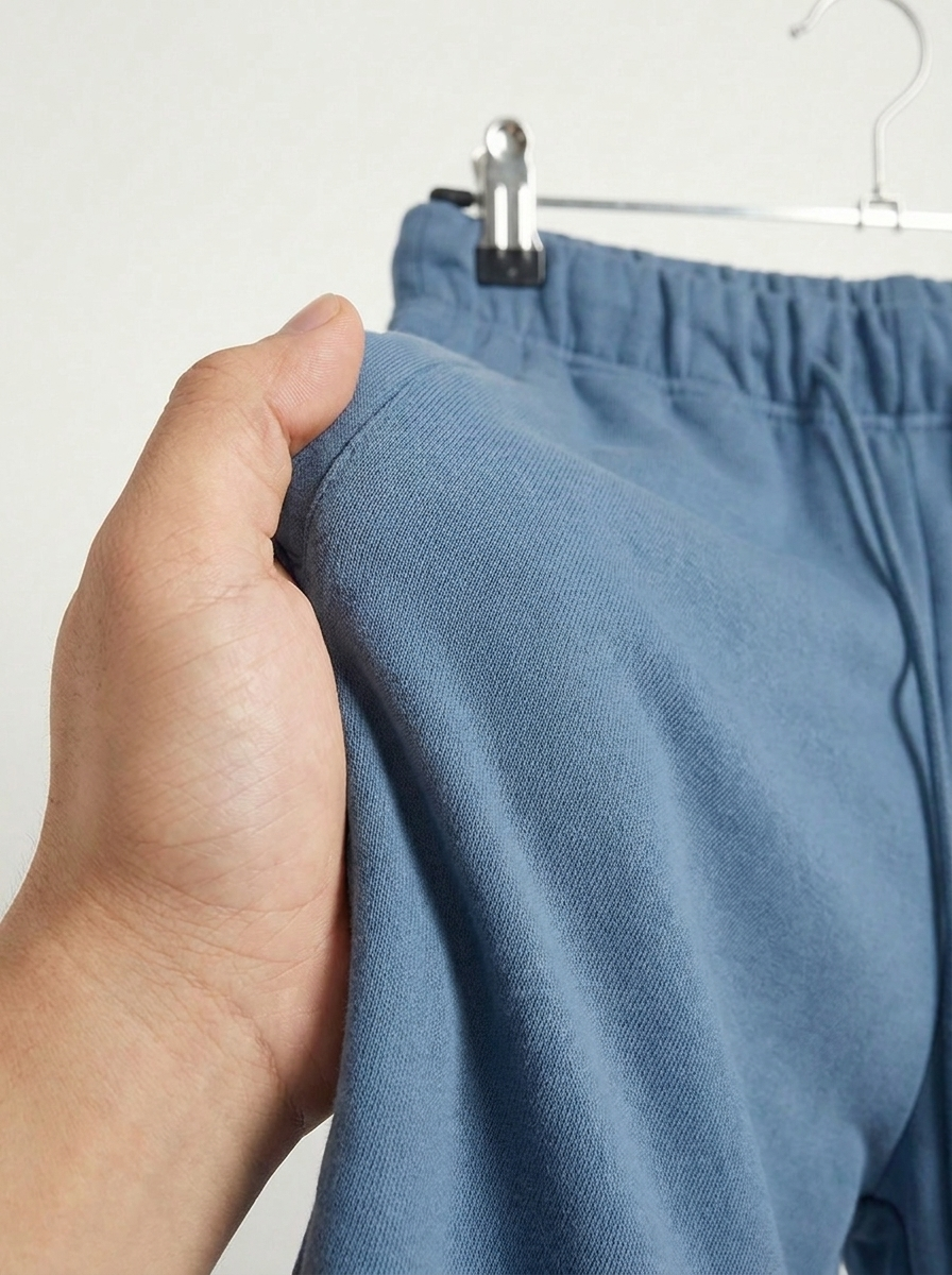 Heavyweight Terry Shorts - Smokey Blue
