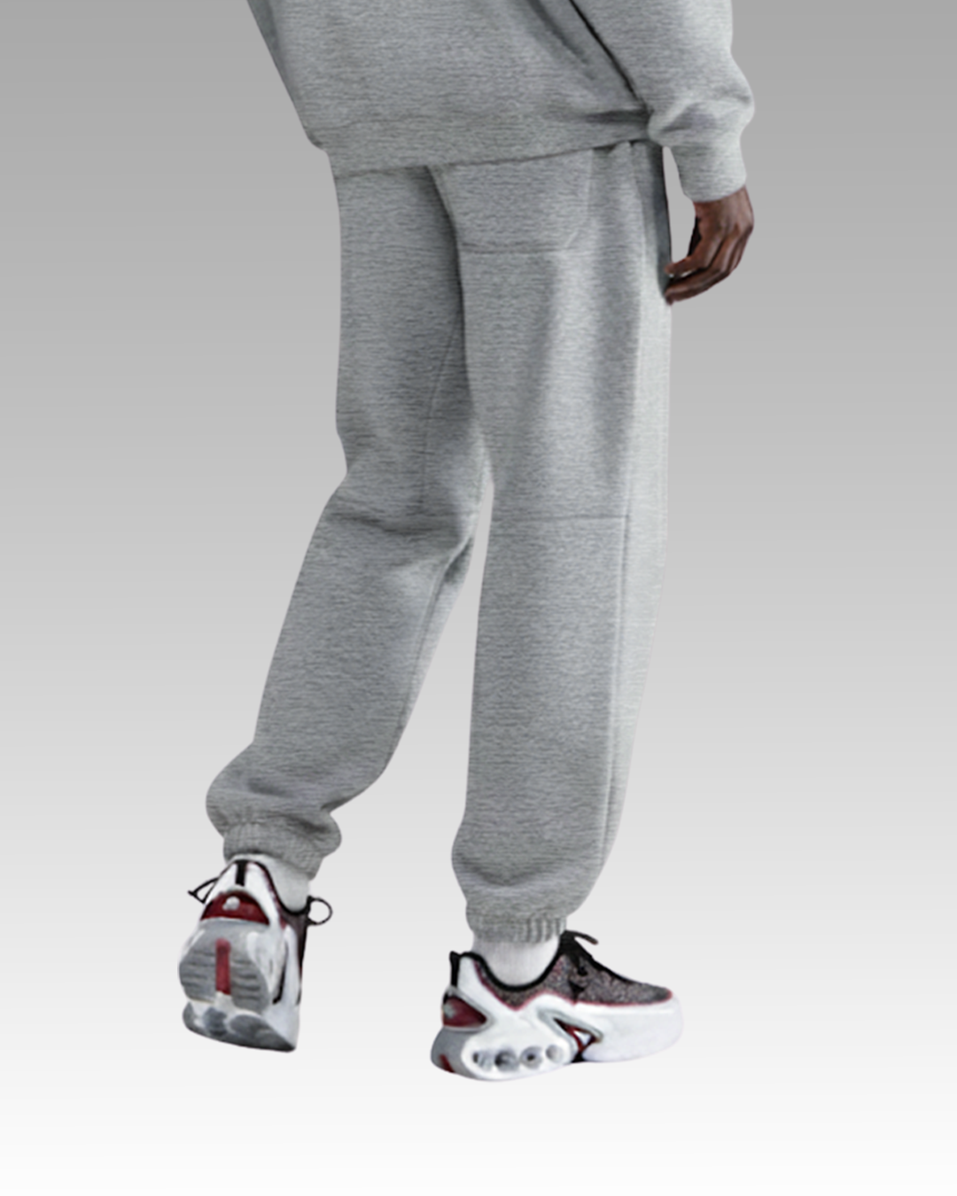 MEN'S Cotton Fleece Joggers - Heather Grey