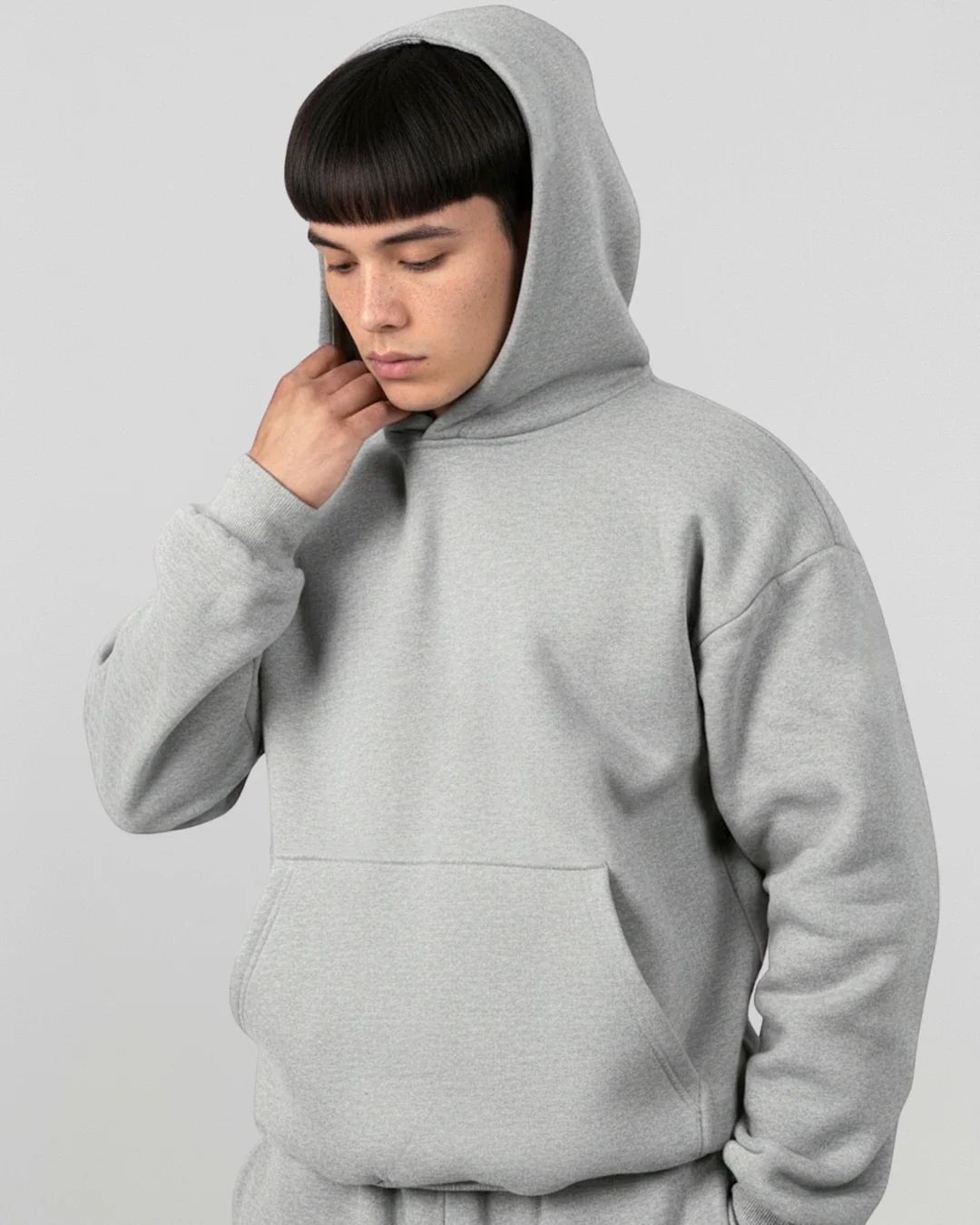 French Terry Set - Heather Grey