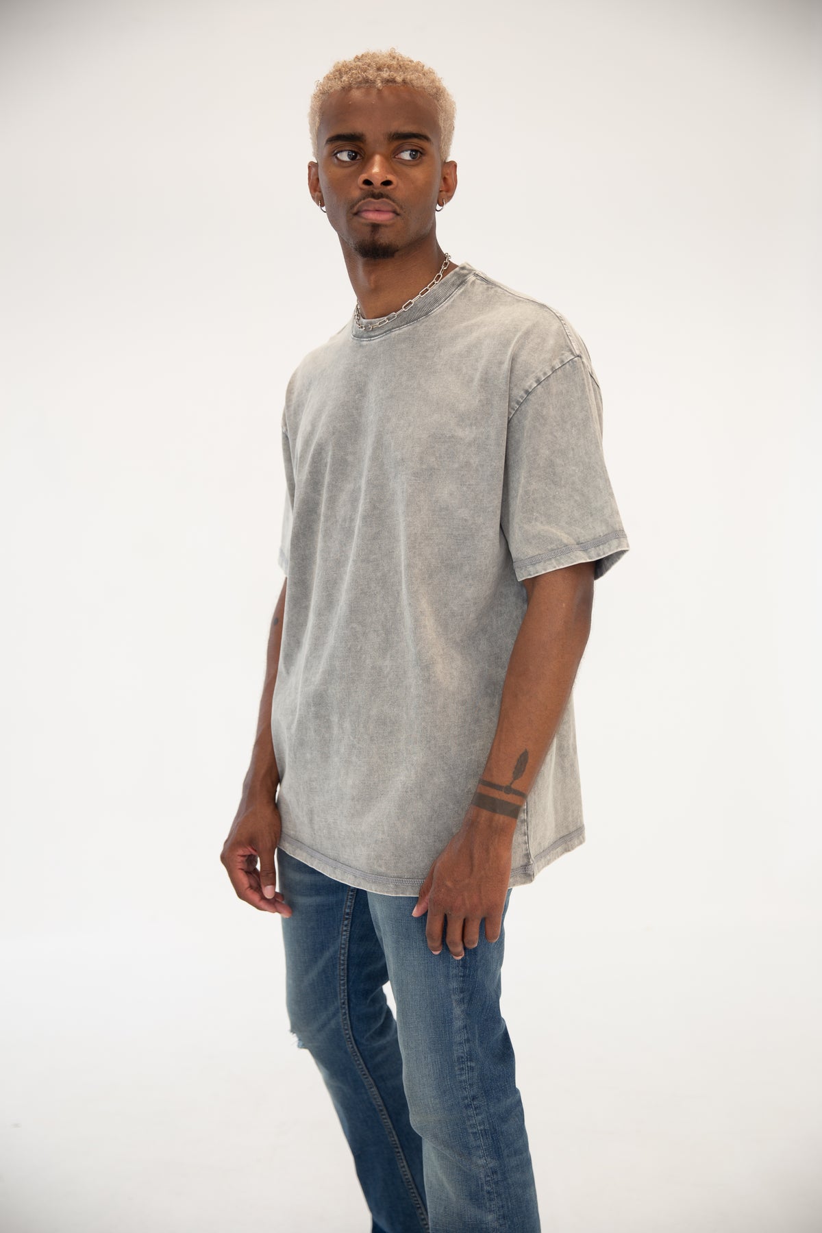 Vintage T Shirt - Ash Grey