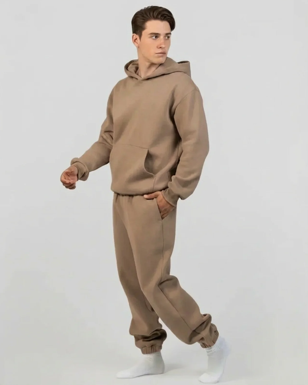French Terry Set - Khaki