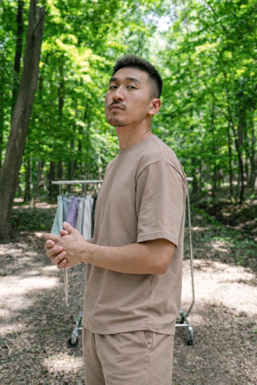 Canvas T Shirt - Khaki
