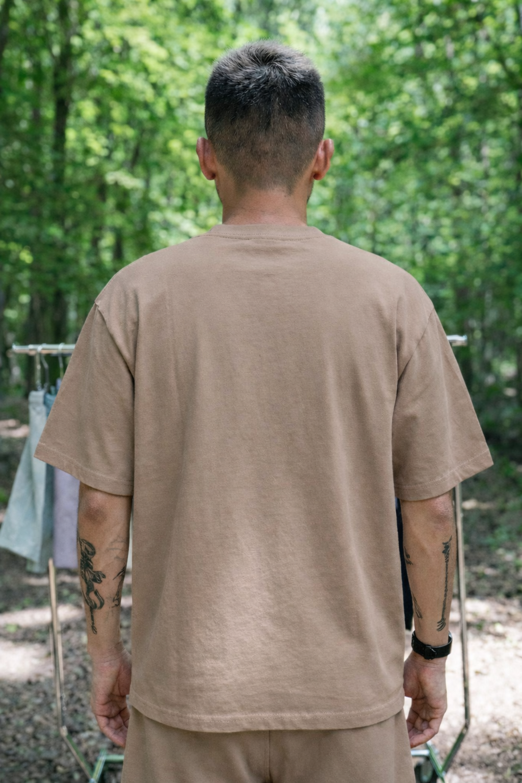 Canvas T Shirt - Khaki