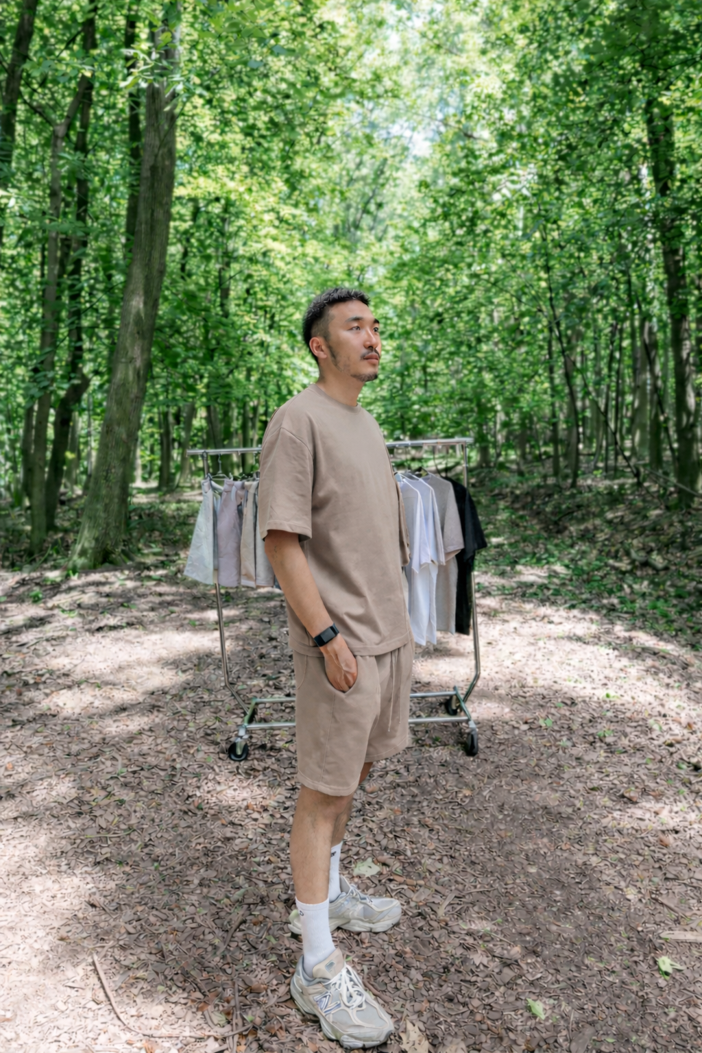 Canvas T Shirt - Khaki