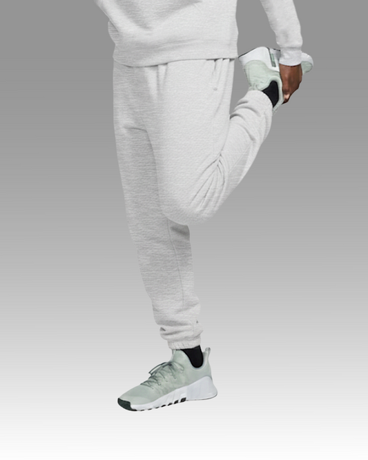 MEN'S Cotton Fleece Joggers - Light Oatmeal