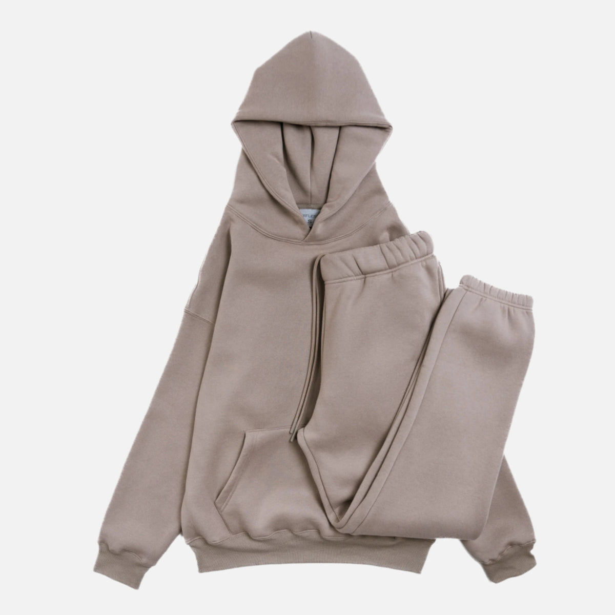 Women's Cotton Fleece Set - Khaki