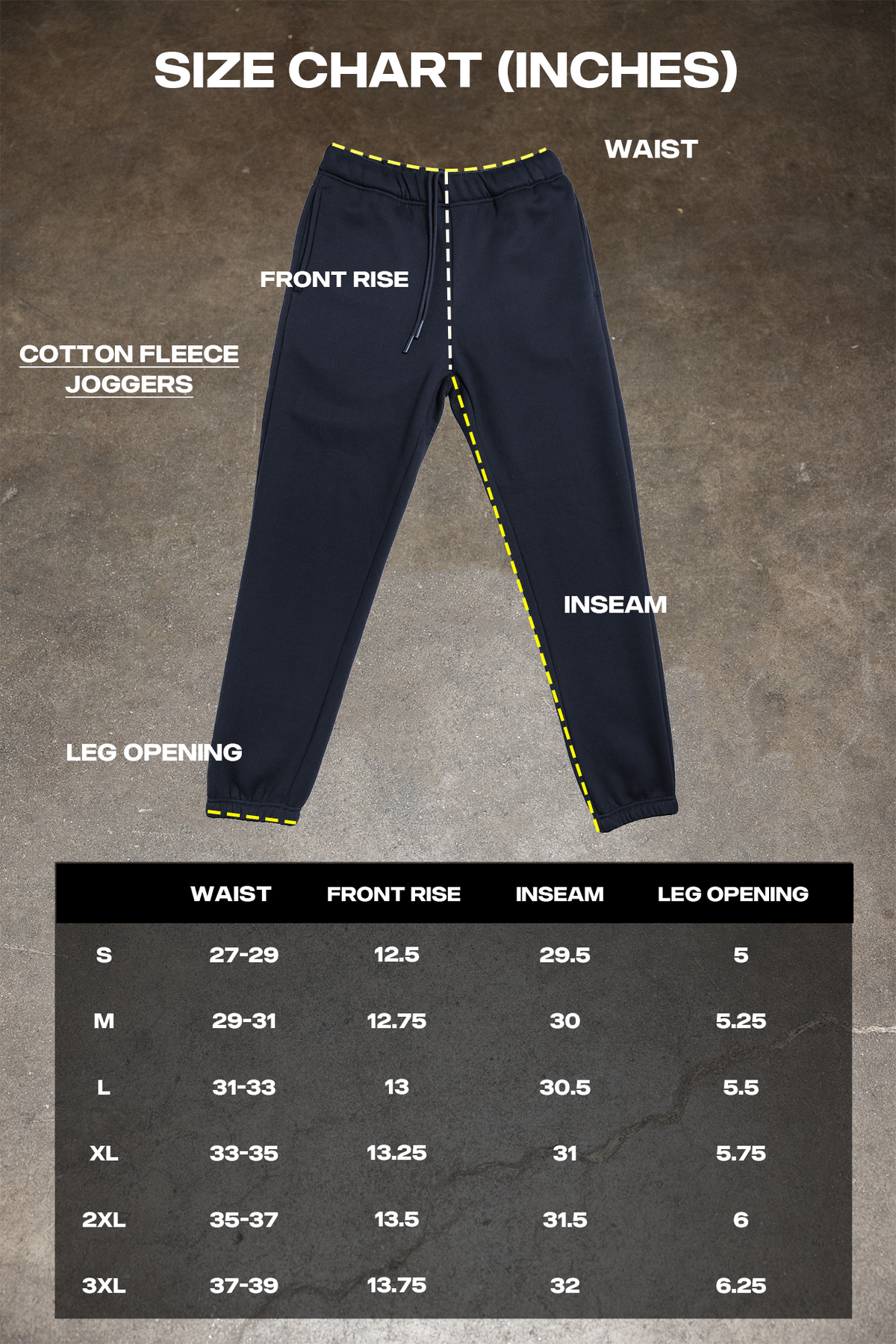 Men's Cotton Fleece Set - Navy