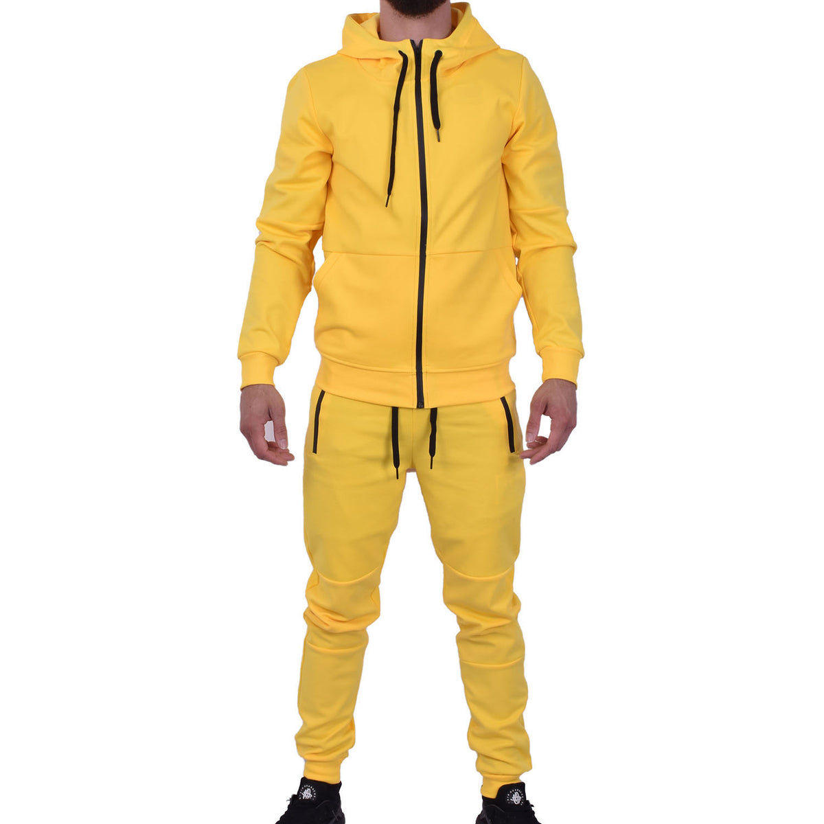 Men's Tech Fleece Tracksuit  - Yellow
