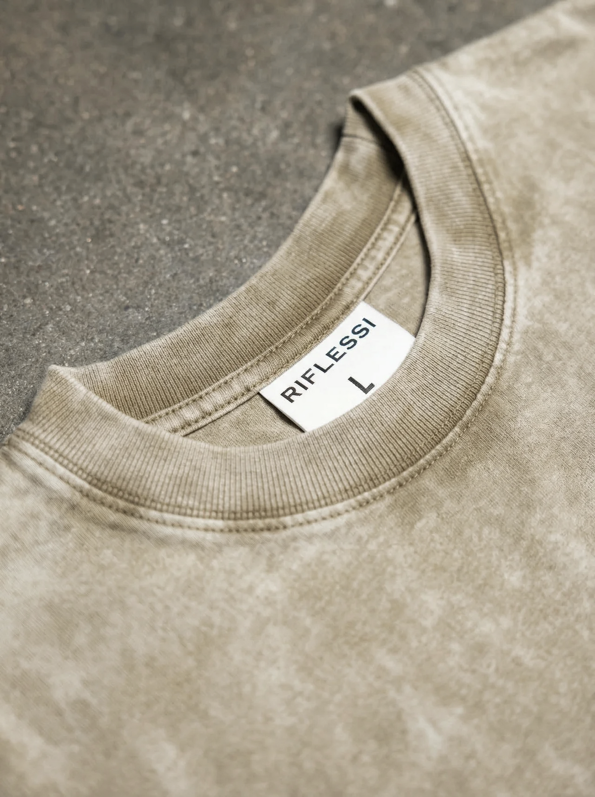 Vintage T Shirt - Mineral Khaki