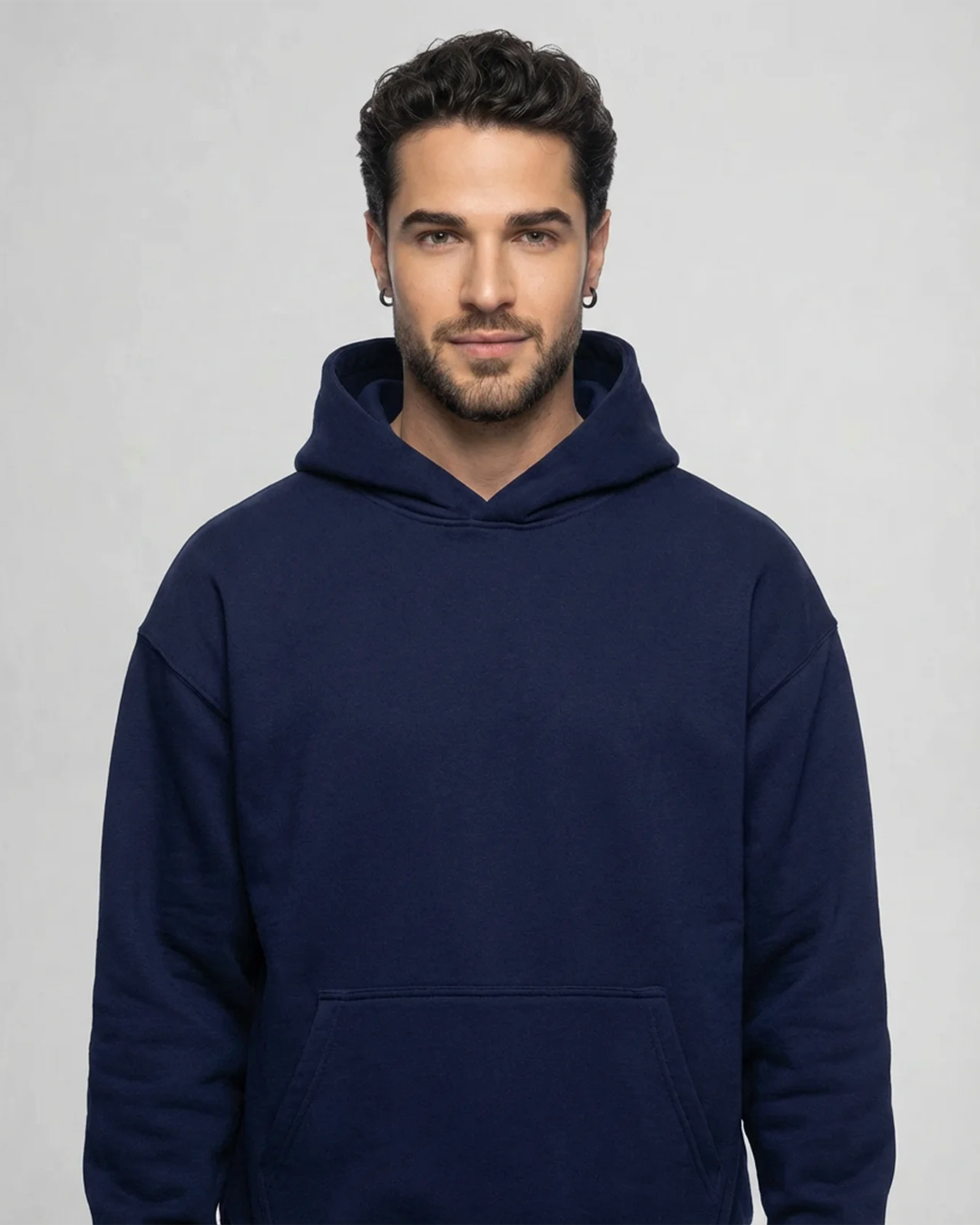 Men's Cotton Fleece Set - Navy