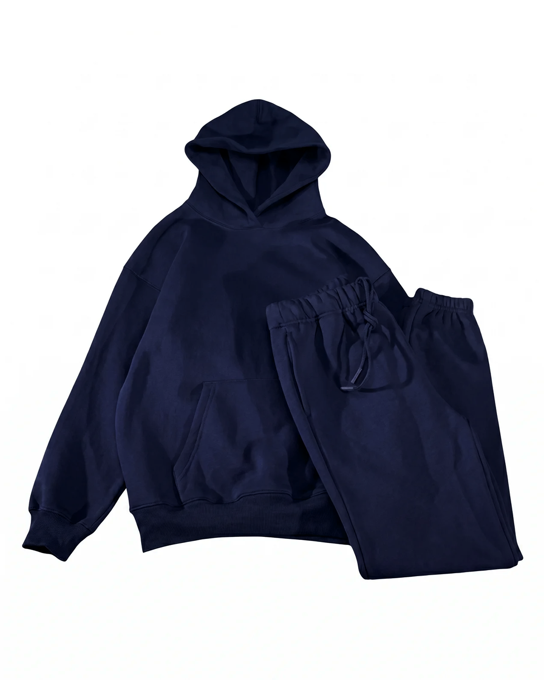 Men's Cotton Fleece Set - Navy