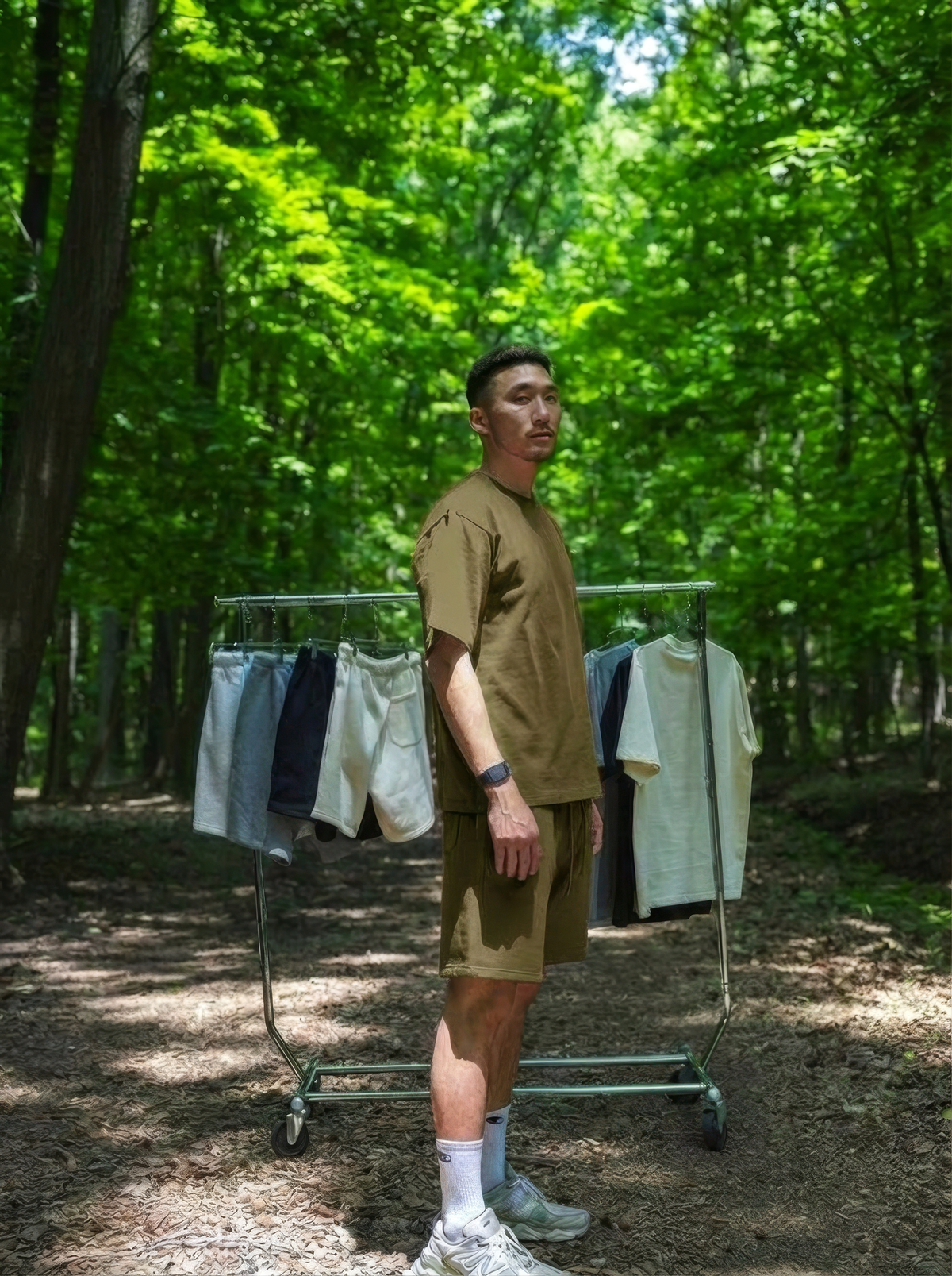 Canvas T Shirt - Olive