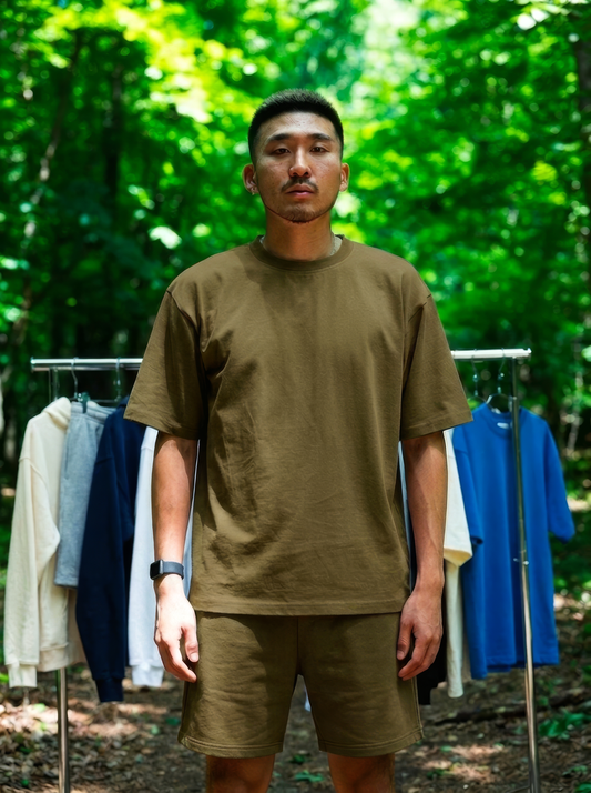 Canvas T Shirt - Olive