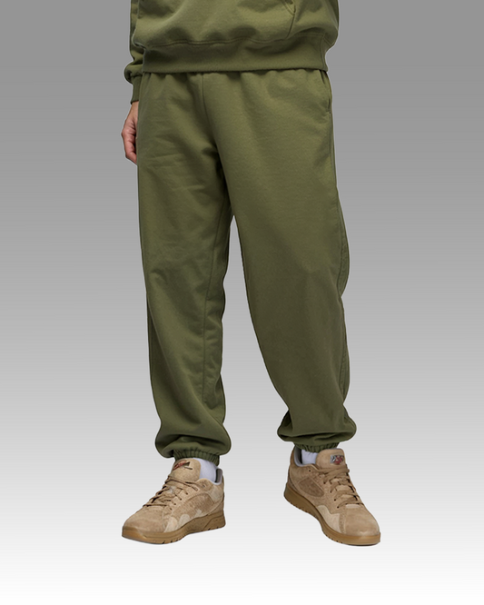 MEN'S Cotton Fleece Joggers - Olive