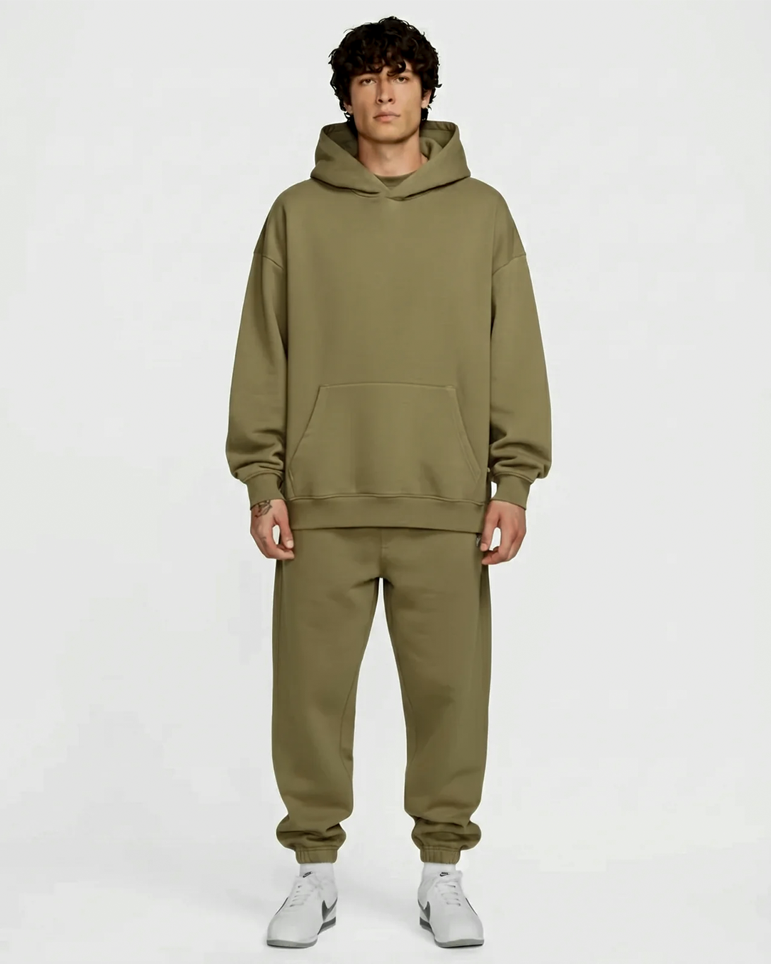 French Terry Set - Olive