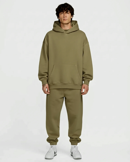 French Terry Set - Olive