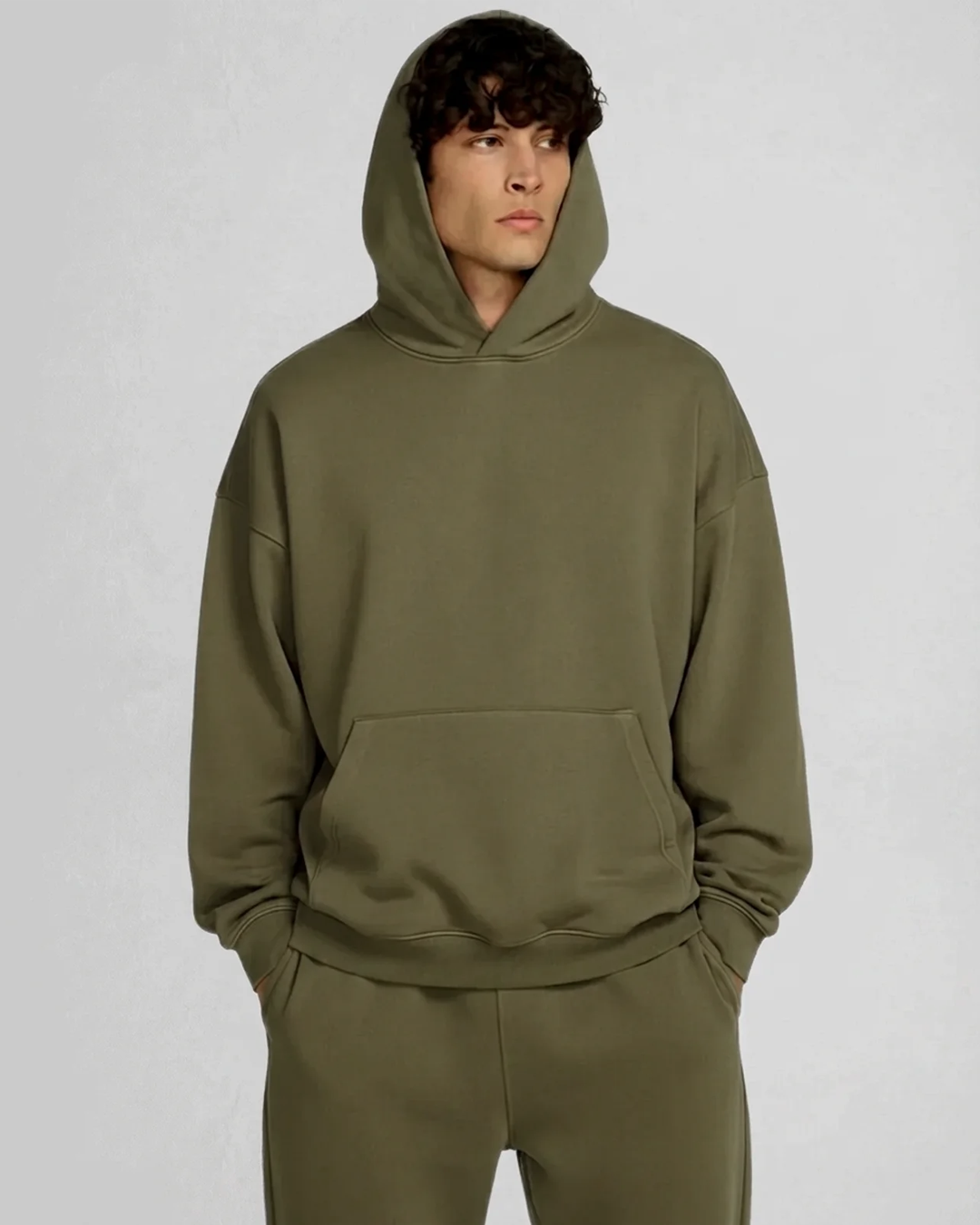 French Terry Set - Olive