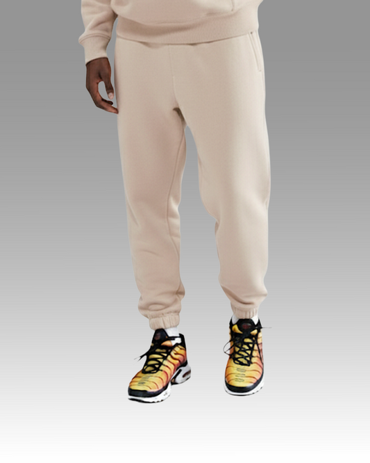 MEN'S Cotton Fleece Joggers - Sand
